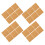 48 Pcs Self Adhesive Cork Sheets Square Tiles 10Cm Diy Coasters Supply 1