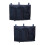 2Pcs Navy Fabric Bedside Storage Bag Multipocket Organizer for Gadgets 7