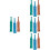 12 Pcs Wire Twisting Tool Professional Stripper For Drill 8