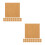 48 Pcs Self Adhesive Cork Sheets Square Tiles 10Cm Diy Coasters Supply 4