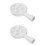 2Pcs White Ceramic Snail Baking Dish Escargot Plate Dishwasher Safe 9