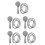 5Pcs Handheld High Pressure Showerhead For Bathroom Use 7