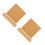48 Pcs Self Adhesive Cork Sheets Square Tiles 10Cm Diy Coasters Supply 10