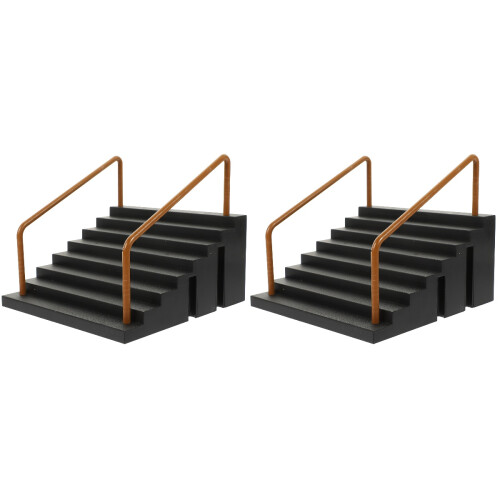 2pcs Finger Skateboard Props Plastic Skate Park Mini Child 1