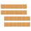 48 Pcs Self Adhesive Cork Sheets Square Tiles 10Cm Diy Coasters Supply 2