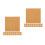 48 Pcs Self Adhesive Cork Sheets Square Tiles 10Cm Diy Coasters Supply 9