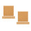 48 Pcs Self Adhesive Cork Sheets Square Tiles 10Cm Diy Coasters Supply 5