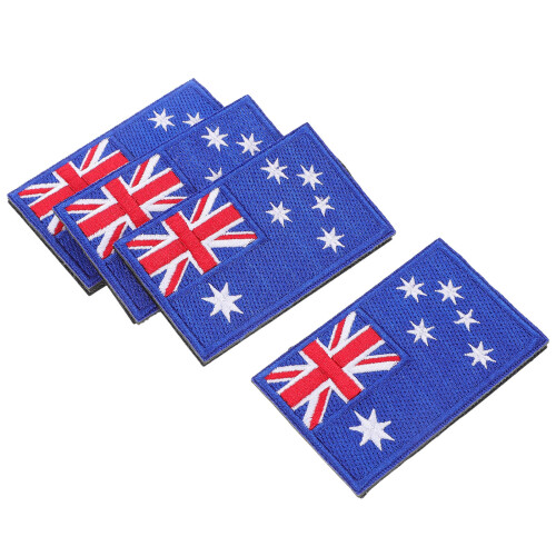 20 Pcs Australia Badge Embroidered Patch With Fastener Backing 1