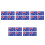 20 Pcs Australia Badge Embroidered Patch With Fastener Backing 5