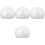 4Pcs White Foam Cake Dummies Smooth Surface DIY Wedding Cake Models 4