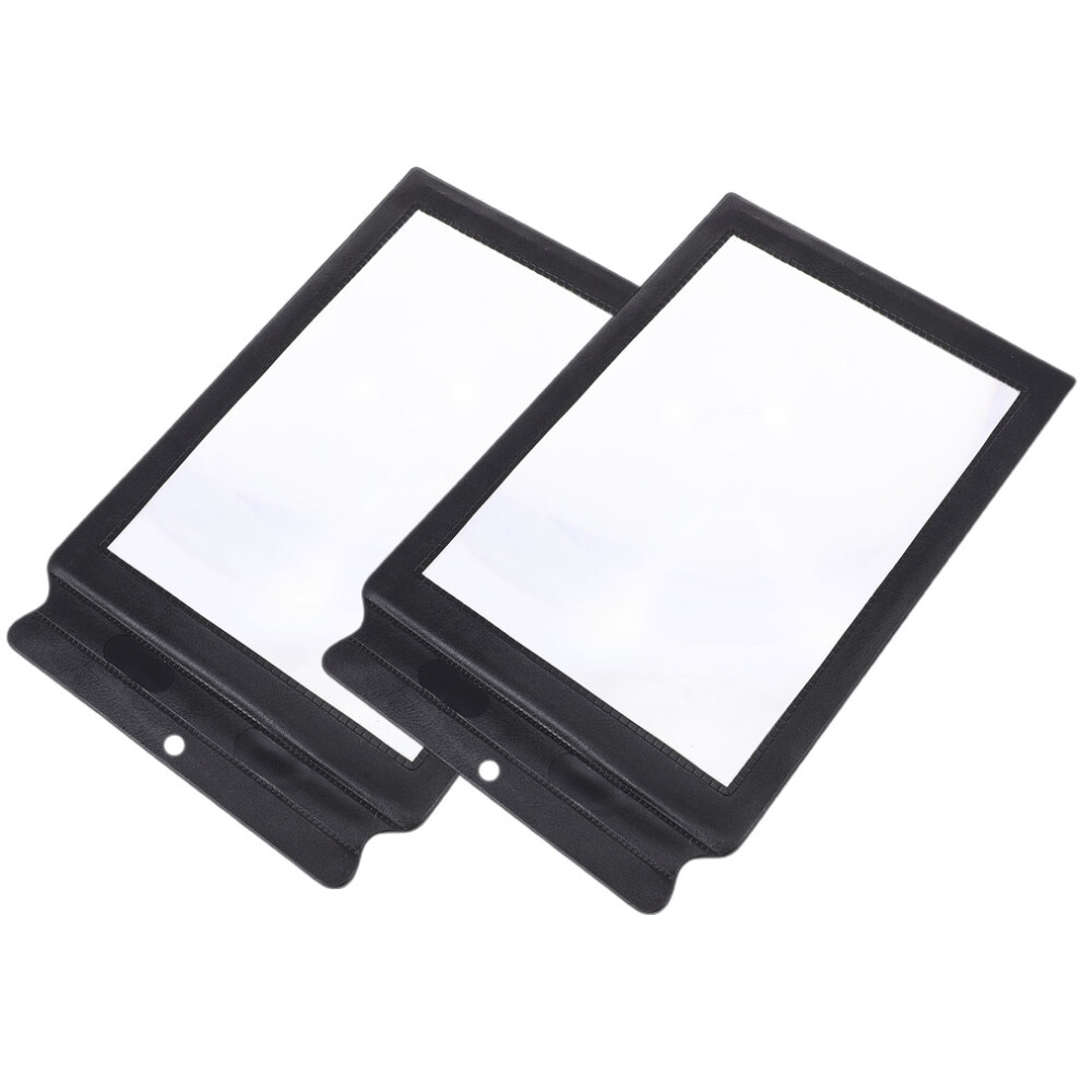 Happyyami 6 Pcs Full Page Magnifying Glass For Elders Handheld Reading Magnifier