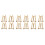 12 Pcs Solid Wood Easels Calendar Display Rack Photo Frame Bracket 7