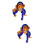 2Pcs Creative Monkey 3D Puzzle Toy for Kids Durable Jigsaw Gift 6
