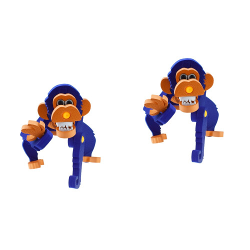 2Pcs Creative Monkey 3D Puzzle Toy for Kids Durable Jigsaw Gift 2