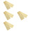 4Pcs Polyester Golden Wedding Table Runner Sequin Birthday Table Cover 6