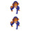 2Pcs Creative Monkey 3D Puzzle Toy for Kids Durable Jigsaw Gift 4
