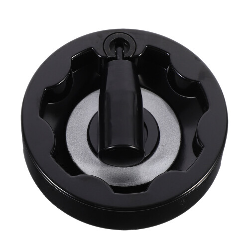 3 Pcs Folding Hand Wheel Bakelite Revolving Handle Ripple 2