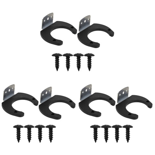 3 Pieces Microphone Wall Mount Stand With Adjustable Clip Organizer 1