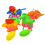 24St Multi PVC Spring Kids Educatieve Speelgoed Fun 9