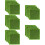 20 Pcs Artificial Grass Simulation Lifelike Diy Lawn Ornament 9