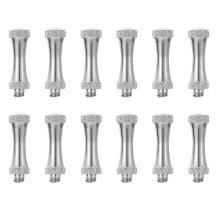 36Pcs Removable Silver Finger Rest for Hair Styling and Pet Scissors