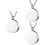 3Pcs Silver Funeral Keepsake Pendant Charms Durable Ashes Memorial 6