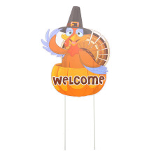 2 Pcs Garden Insert Board For Thanksgiving Outdoor Party Decoration