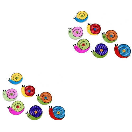 Snail Shape Button Multicolor For Artists Diy Projects 100pcs 2