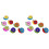 Snail Shape Button Multicolor For Artists Diy Projects 100pcs 2