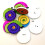 Snail Shape Button Multicolor For Artists Diy Projects 100pcs 9