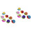 Snail Shape Button Multicolor For Artists Diy Projects 100pcs 4