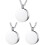 3Pcs Silver Funeral Keepsake Pendant Charms Durable Ashes Memorial 2
