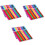 3Sets Kids Triangular Wax Crayons Assorted Colors Washable Coloring 3