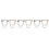 6Pcs Stainless Steel Men's Collar with Chain Assorted Colors 4