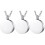 3Pcs Silver Funeral Keepsake Pendant Charms Durable Ashes Memorial 4