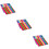 3Sets Kids Triangular Wax Crayons Assorted Colors Washable Coloring 8