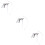3pcs Airbrush Paint Sprayer Undercoating Dedicated Spray Gun 9