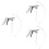 3pcs Airbrush Paint Sprayer Undercoating Dedicated Spray Gun 6