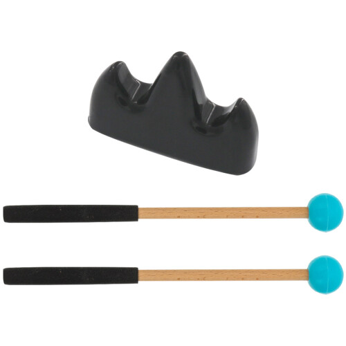 5Sets Lightweight Drum Stick with Durable Rubber Mallets