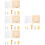 4Sets Decorative Punch Needle Coaster Kit Multi Color DIY Set 7