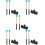 5Sets Lightweight Drum Stick with Durable Rubber Mallets 10