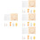 4Sets Decorative Punch Needle Coaster Kit Multi Color DIY Set 6