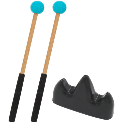 5Sets Lightweight Drum Stick with Durable Rubber Mallets 1