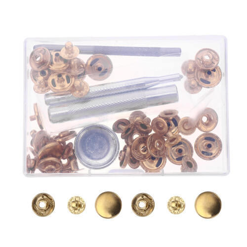 2 Pcs Trigger Punch Button Set Bag Snap Fastener Work 1