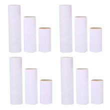 24Pcs Round Paper Cardboard Tubes White DIY Rolls