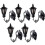 20 Pcs Sand Table Miniature Wall Lamp Desktop Ornament 1:87 9