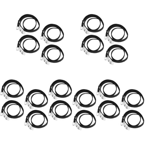 20 Pcs Universal Bicycle Pedal Toe Straps Replacement 2