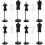 12 Pcs Small Mannequin Display Stand For Doll Clothes 7