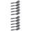 10Pcs Plastic Handle Bbq Grill Brush Dark Grey Durable Cleaning Tool 5