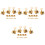 12Pcs Metal Sealed Guitar Tuning Keys Replacement Set 3